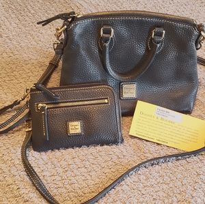 Dooney & Burke Crossbody and Wristlet
